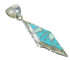 Sterling Silver Opal And Turquoise Pendant MX63871